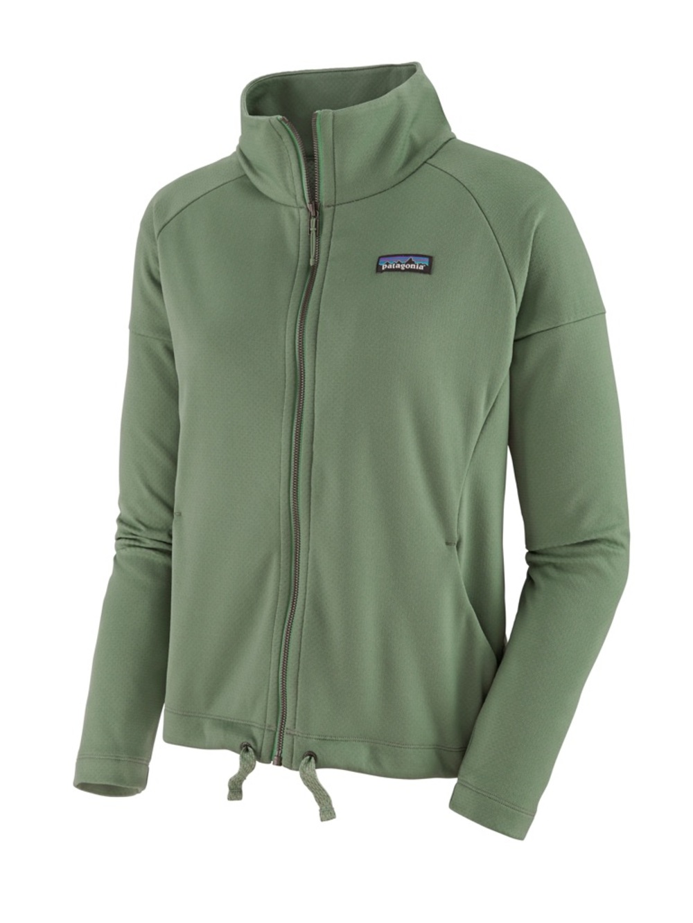 NWT Patagonia Women's Purple Quiet Ride Full-Zip Fleece Jacket Cinch Pocketed S